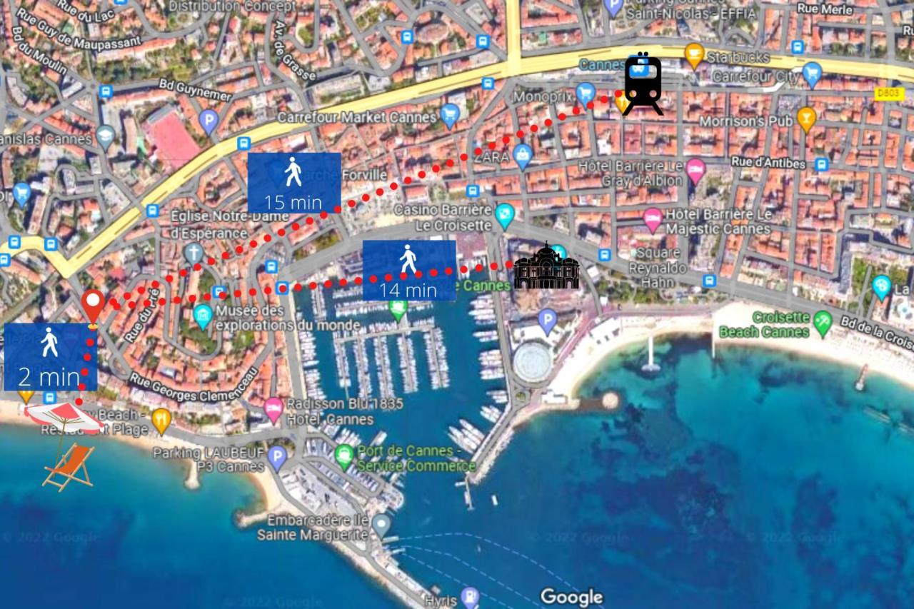 Le Dol - 150M Plages - Suquet - Verriere Cote D'Azur Cannes Exterior foto
